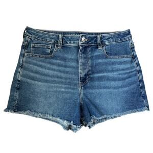 American Eagle Mom Short Casual Fringe Distressed Festival Summer Womens Size 12